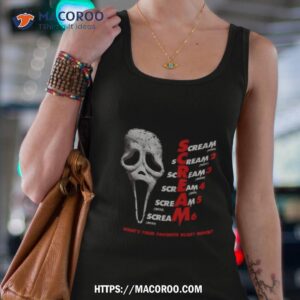 scream franchise what s your favorite scary movie halloween 2023 shirt tank top 4