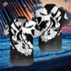 Scuba Diving White And Black Hawaiian Shirts