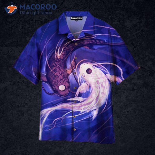 Sea World Double Dragon Fish Hawaiian-style Shirts