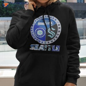 seattle mariners seahawks kraken logo shirt hoodie 2