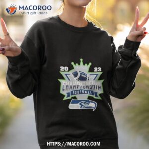 seattle seahawks football nfl 2023 championship crown logo shirt sweatshirt 2