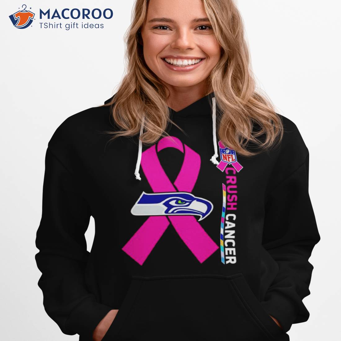 Seattle Seahawks Nfl Crush Cancer Shirt Seattle Seahawks Nfl Crush Cancer Shirt