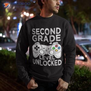 second 2nd grade level unlocked video game back to school shirt sweatshirt