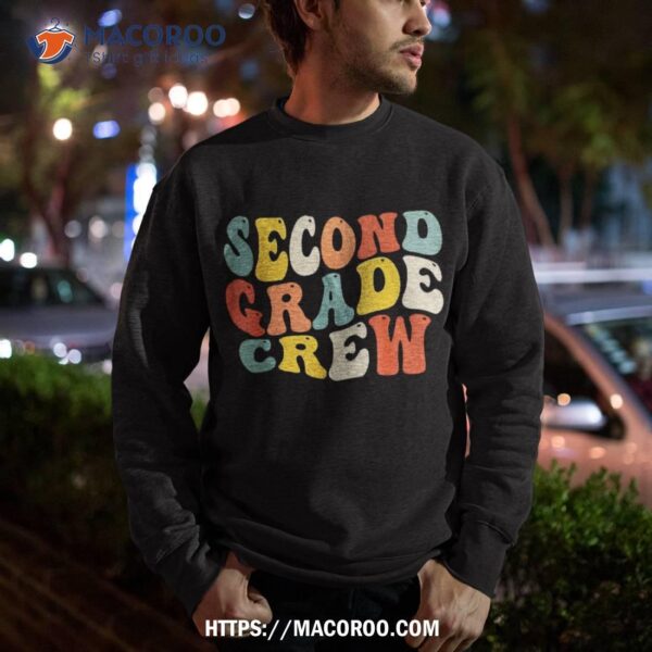 Second Grade Crew Back To School Teacher Student Boys Kids Shirt