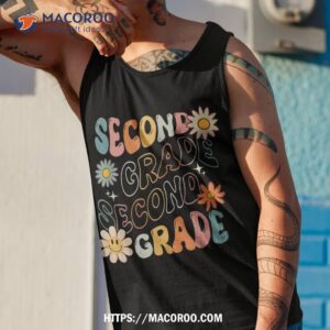 second grade groovy back to school team teacher student shirt tank top 1