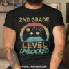 Second Grade Level Unlocked Gamer 1st Day Of School Boy Kids Shirt