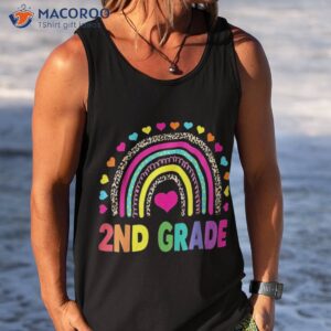 Second Grade Rainbow Girls Boys Teacher Team 2nd Squad Shirt 3 second grade rainbow girls boys teacher team 2nd squad shirt tank top