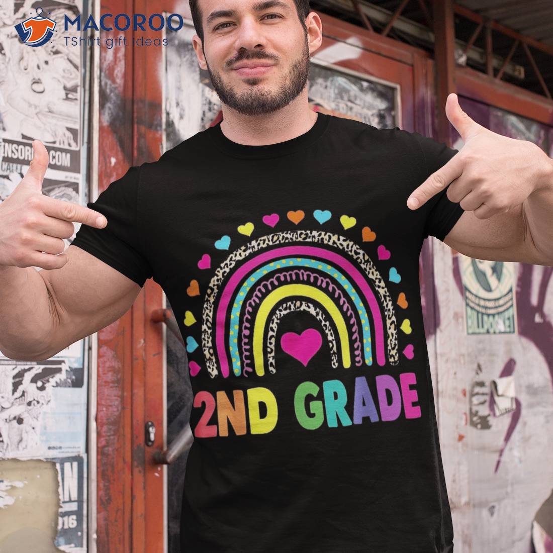 Second Grade Rainbow Girls Boys Teacher Team 2nd Squad Shirt Second Grade Rainbow Girls Boys Teacher Team 2nd Squad Shirt