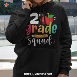 second grade squad funny back to school 2nd graders teachers shirt hoodie