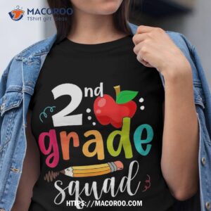 Second Grade Squad Funny Back To School 2nd Graders Teachers Shirt