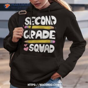 second grade squad team back to school teacher student kids shirt hoodie 3