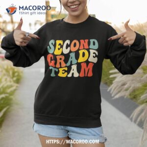 second grade team back to school 2nd teacher boys kids shirt sweatshirt