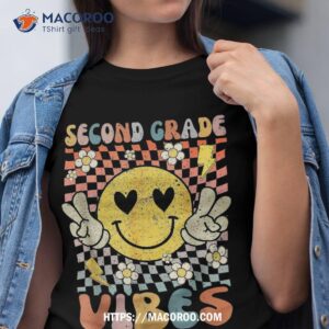 Second Grade Vibes 2nd Retro Teacher 1st Day Of School Shirt