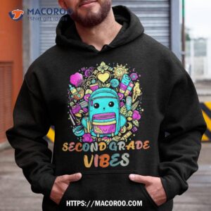 second grade vibes 2nd team retro 1st day of school shirt hoodie 4