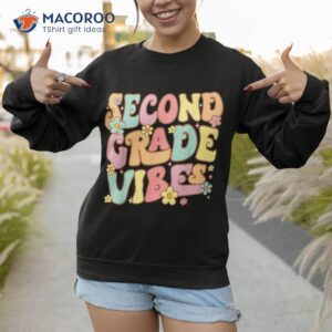 second grade vibes 2nd team retro 1st day of school shirt sweatshirt 1