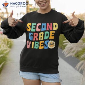 second grade vibes 2nd team retro 1st day of school shirt sweatshirt