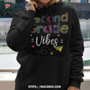 Second Grade Vibes Back To School Retro 2nd Grade Teachers Shirt