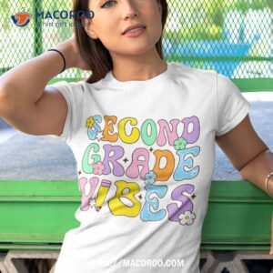 second grade vibes back to school retro 2nd teachers shirt tshirt 1