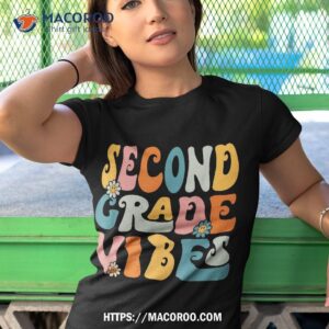 second grade vibes hello 2nd team retro back to school shirt tshirt 1