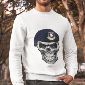 security forces defender skull beret shirt sweatshirt
