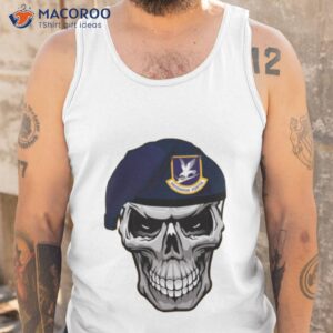 security forces defender skull beret shirt tank top