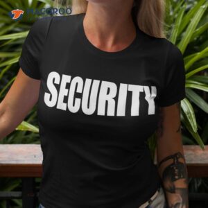 Security Halloween Costume Party Funny Cute Shirt