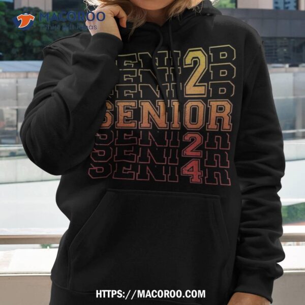 Senior 2024 Class Of Graduation Day School Cool Novelty Shirt