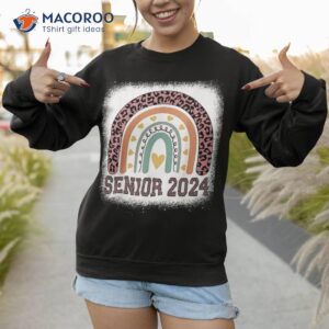 senior 2024 rainbow class of first day school shirt sweatshirt