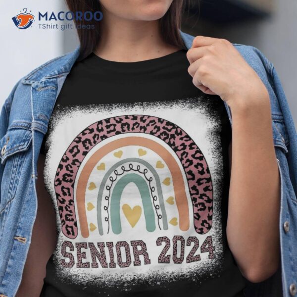Senior 2024 Rainbow Class Of First Day School Shirt