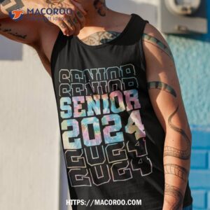 senior 2024 shirt class of 24 high school college graduation tank top 1
