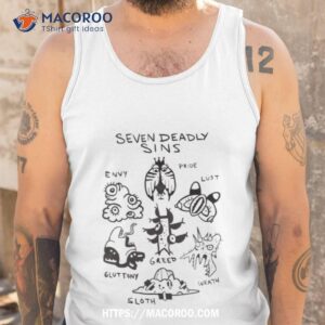 seven deadly sins symbols shirt tank top