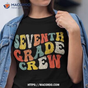 Seventh Grade Crew Teacher Student Boys Kids Back To School Shirt