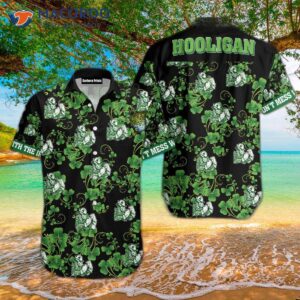 shamrock irish day green hawaiian shirts 1