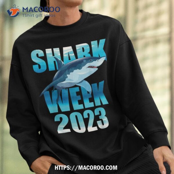 Shark 2023 Week Passion For Shark Lover Family Scuba Diver Shirt