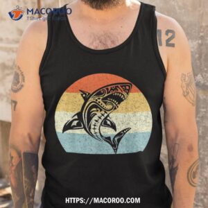 shark vintage retro throwback vacation shirt tank top 1