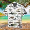 Sharks Of The World White Hawaiian Shirts