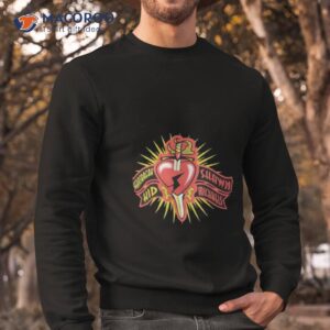 shawn michaels heart dagger logo shirt sweatshirt