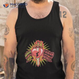 shawn michaels heart dagger logo shirt tank top