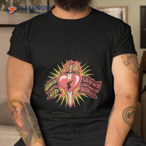 shawn michaels heart dagger logo shirt tshirt
