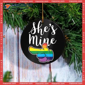 She’s Mine Christmas Ceramic Ornament