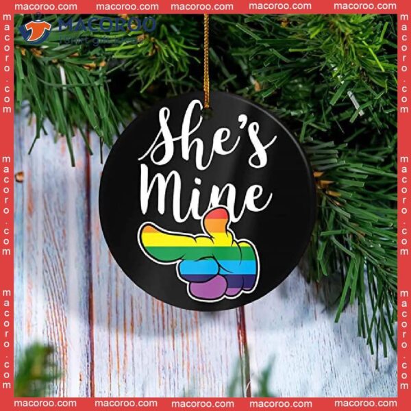 She’s Mine Christmas Ceramic Ornament