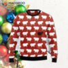 Sheep Black And White Ugly Christmas Sweater
