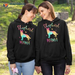 shepherd mama colorful german gifts dog mom shirt hoodie 1