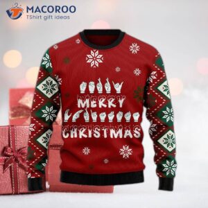 Sign Language Merry Christmas Ugly Sweater