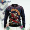 Skater Santa Claus, “ho, Ho, Ho!” Ugly Christmas Sweater