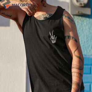 skeleton hand peace sign bones shirt tank top 1