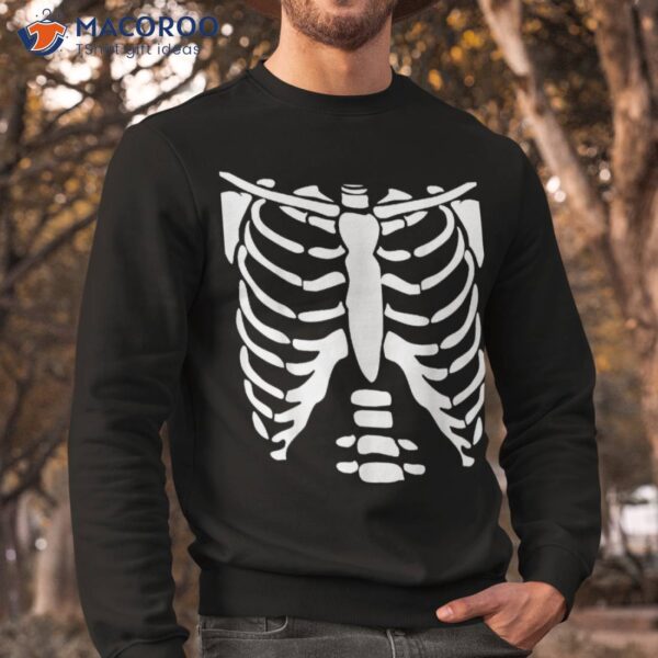 Skeleton Shirt | Halloween Costume Rib Cage Anatomy