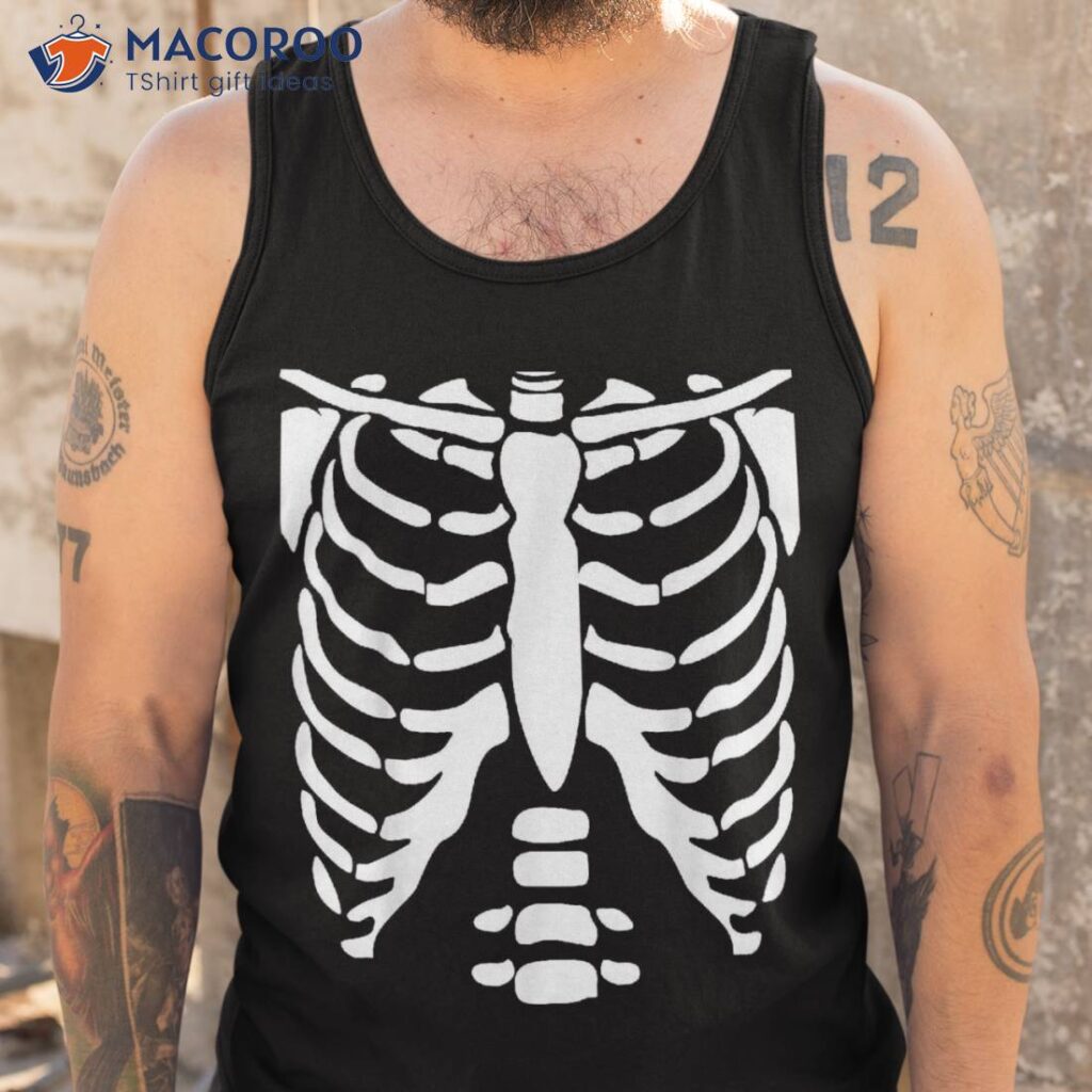 Skeleton Shirt | Halloween Costume Rib Cage Anatomy