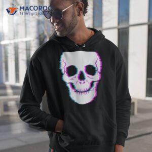 Skull Aesthetic Glitch Arshirt
