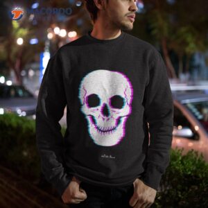 skull aesthetic glitch art shirt sweatshirt